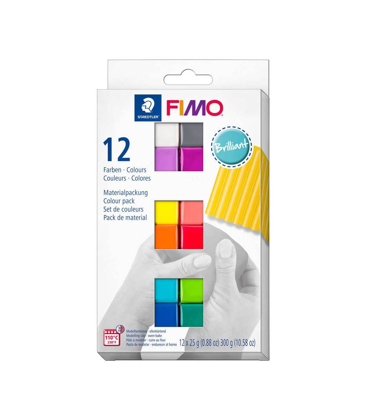 Fimo Coffret Fimo Pro 12 pains de 25g Ethnique 8073 c12-1 pas cher 
