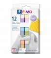FIMO Soft set 12 culori 300g pastel