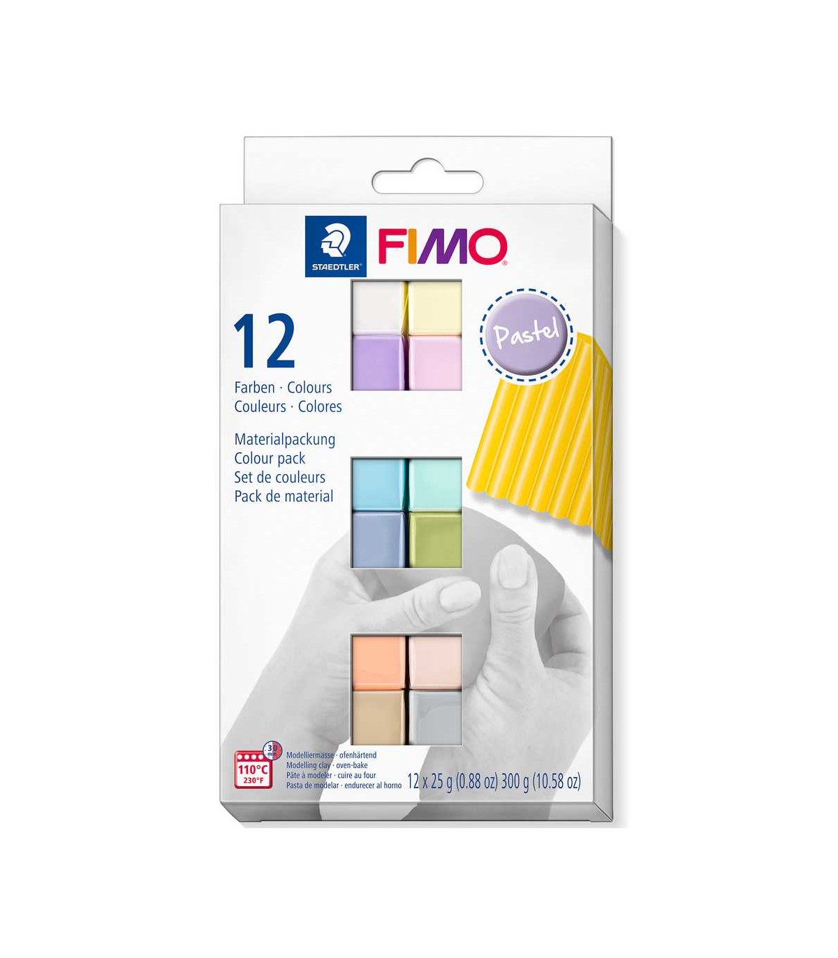 Kit de 12 pièces Fimo Soft - Basic - Perles & Co