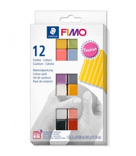 FIMO Soft set 12 culori 300g fashion