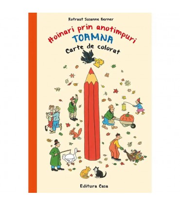 Coloring book - Roamers through the seasons. The autumn