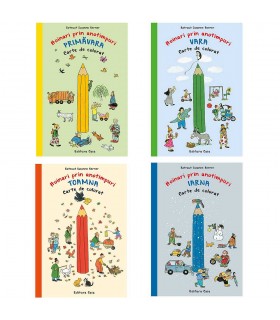 Set de 4 cărți de colorat: HOINARI PRIN ANOTIMPURI