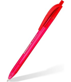 Ballpoint pen, retractable, Staedtler 4230 M-2 red