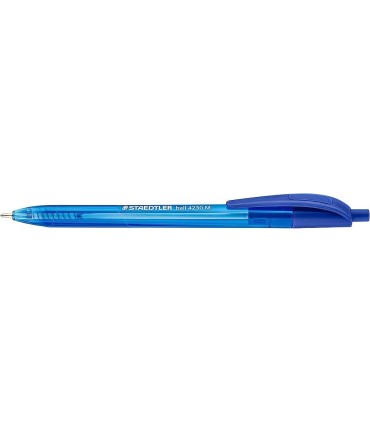 Ballpoint pen, retractable, Staedtler 4230 M-3 blue