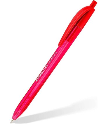 Ballpoint pen, retractable, Staedtler 4230 M-2 red