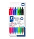 Set  8 pixuri cu bilă, retractabile, Staedtler 4230 MC8