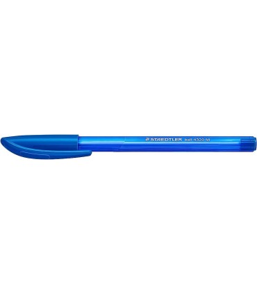 Disposable triangular ballpoint pen, Staedtler 4320M-3 blue