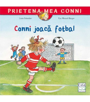 Conni is playing football