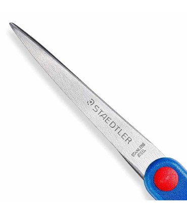 Scissors, stainless steel and plastic, Staedtler Noris, 21 cm