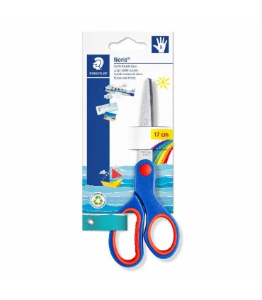 Scissors, stainless steel and plastic, Staedtler Noris, 21 cm