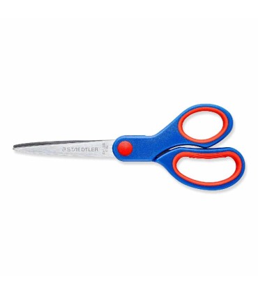 Scissors, stainless steel and plastic, Staedtler Noris, 21 cm