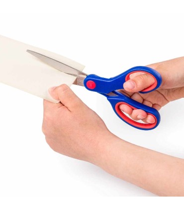 Scissors, stainless steel and plastic, Staedtler Noris, 21 cm
