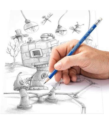 Creion HB, Staedtler Norica, cu radieră