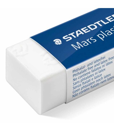 Premium quality eraser, Staedtler Mars plastic, white