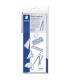10 Piece Geometry Set, Staedtler, 557 10