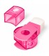 Plastic sharpener with eraser, Staedtler, pink