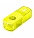Plastic sharpener with eraser, Staedtler, yellow
