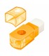 Plastic sharpener with eraser, Staedtler, orange