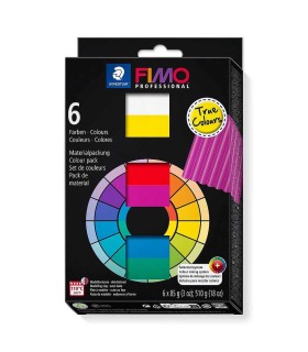 FIMO Professional set of 6 colors 510g