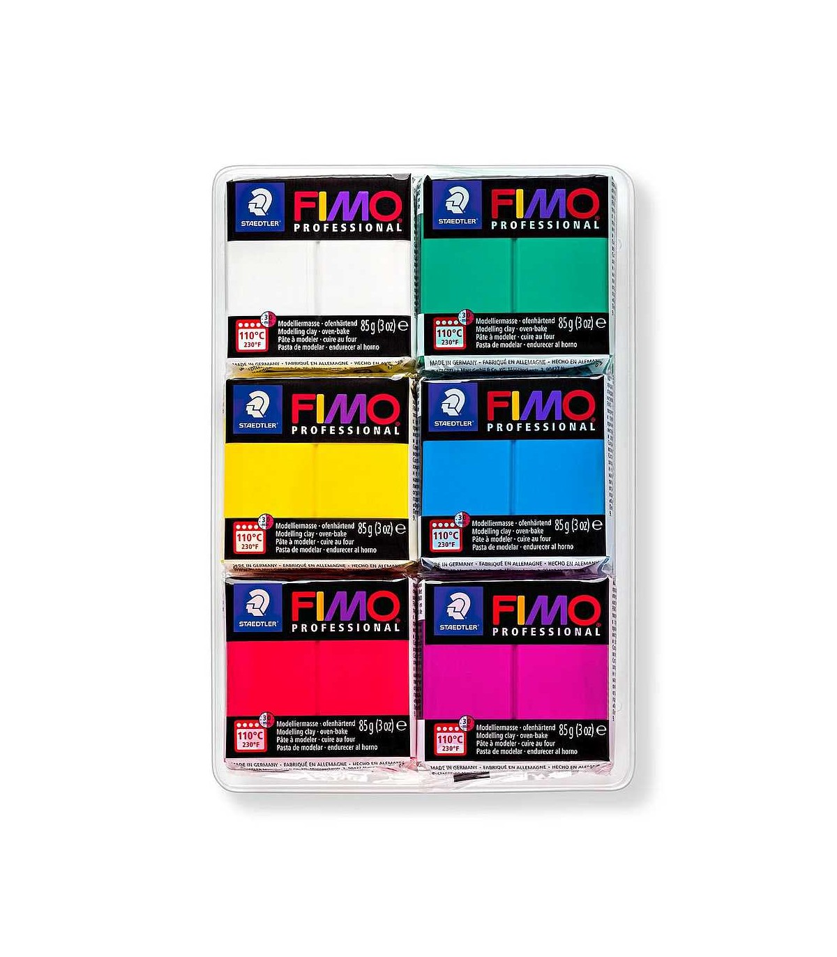 FIMO Professional true colors 6 colors set 510g » Helener Online Store