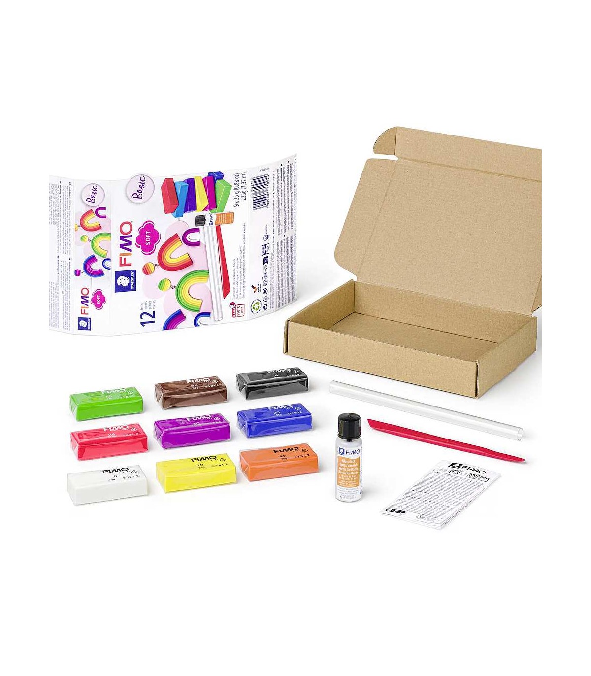 Set FIMO Soft 9 colors with accessories » Helener Store Online