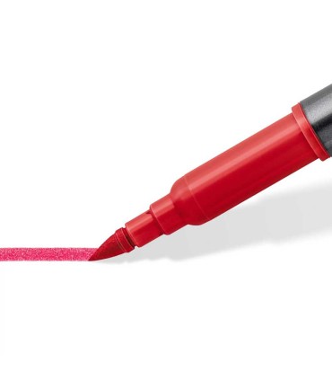 Set 6 carioci acuarele duble cu vârf pensulă, Staedtler, culori asortate 3001-C6