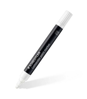 Permanent paint marker Lumocolor, white