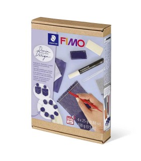 Denim Design Set with FIMO paste and marker, 8025HTC2