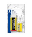 Sharpener and eraser set, Staedtler, yellow, 526-N-S1BK