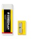 Sharpener and eraser set, Staedtler, yellow, 526-N-S1BK