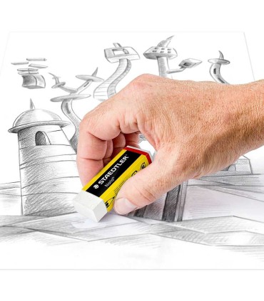 Sharpener and eraser set, Staedtler, yellow, 526-N-S1BK