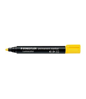 Marker permanent cu vârf rotund 2 mm, Lumocolor, 352-1 galben