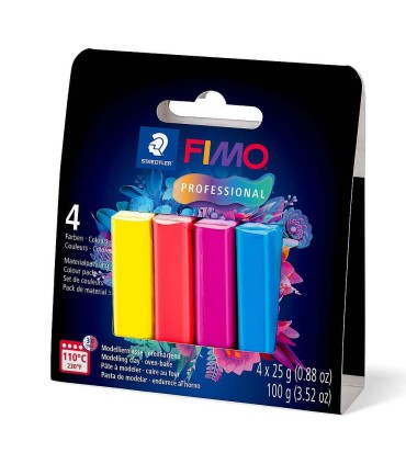 Polymer clay FIMO Professional set of 4 colors, 100g, 8043-S1