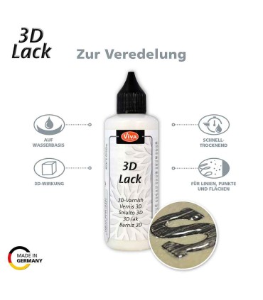Lac cu efect 3D, VIVA DECOR, 82ml