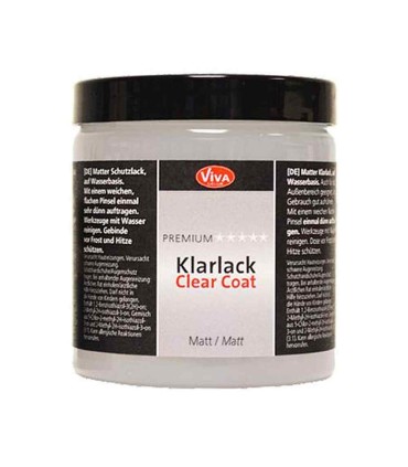 Transparent semi-gloss protective varnish VIVA DECOR, 250ml