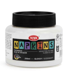 Napkin Glue + Top Coat, high gloss, VIVA DECOR