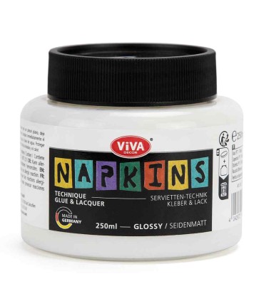 Napkin Glue + Top Coat, high gloss, VIVA DECOR