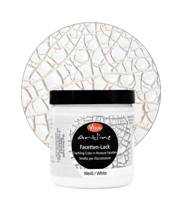 Cracking (faceting) varnish VIVA DECOR Artline white