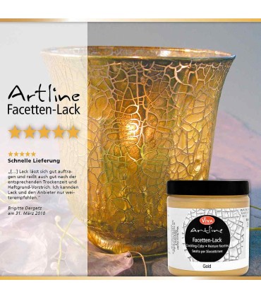 Cracking (faceting) varnish VIVA DECOR Artline