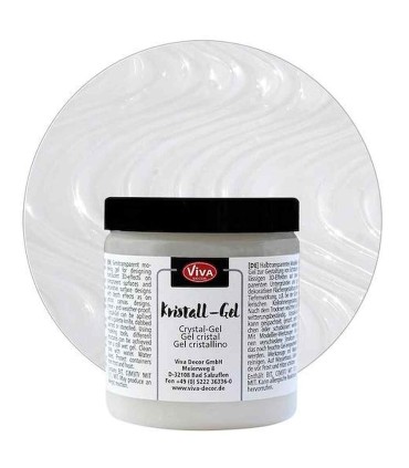 Crystal effect gel polish VIVA DECOR transparent