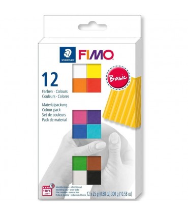 FIMO Soft set 12 colors 300g basic