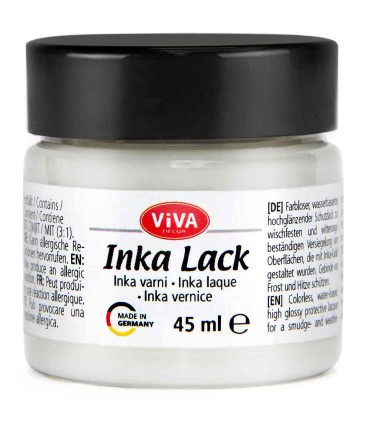 Lac lucios protector pentru vopseaua Inka Gold, VIVA DECOR, 45ml