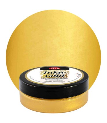 Vopsea metalică tip ceară Inka-Gold, 62.5 g, auriu