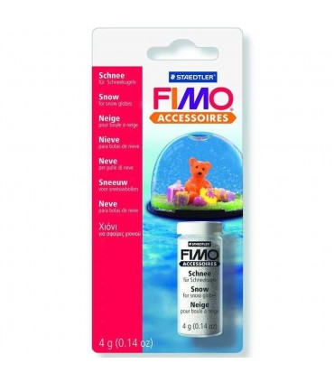 FIMO zăpadă pentru glob