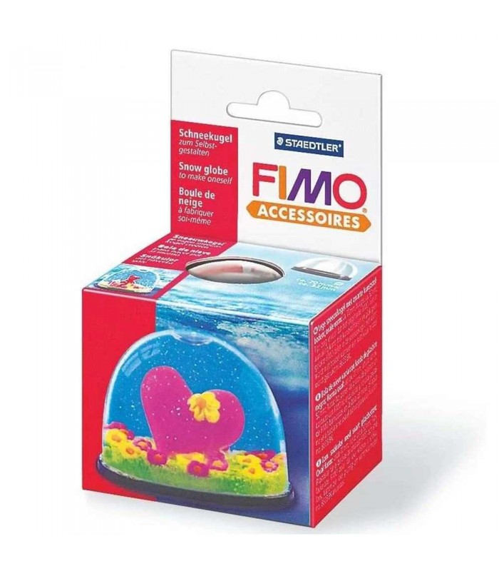 FIMO small snow globe FIMO small snow globe