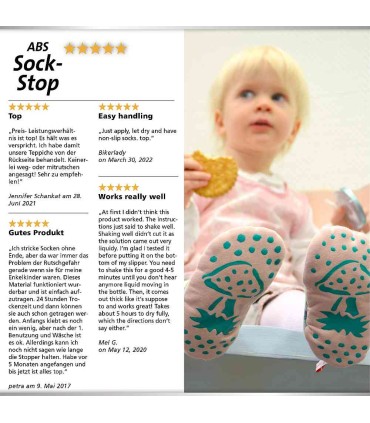 Anti-slip paint for socks and textiles ABS Sock-Stop VIVA DECOR, 82ml