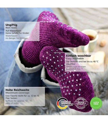 Anti-slip paint for socks and textiles ABS Sock-Stop VIVA DECOR, 82ml