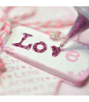 Sclipici adeziv lavabil pentru toate suprafețele, VIVA DECOR, 28ml