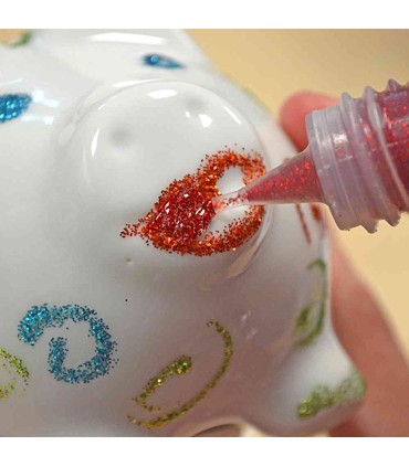 Washable adhesive glitter for all surfaces, VIVA DECOR, 28ml