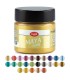 Vopsea metalică acrilică lucioasă Maya-Gold VIVA DECOR, 45 ml